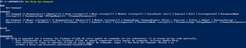 Découvrir les commandes de base sous PowerShell | InfoNovice.fr
