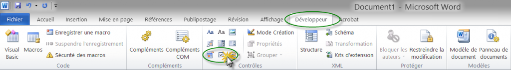 Faire Des Cases à Cocher Sur Word